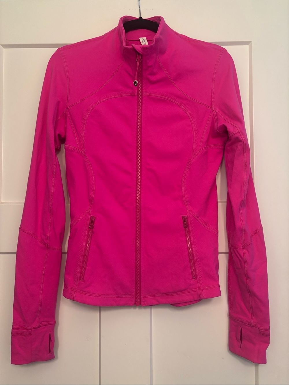 lululemon athletica Hot Pink Full-Zip Define Jacket thumb holes